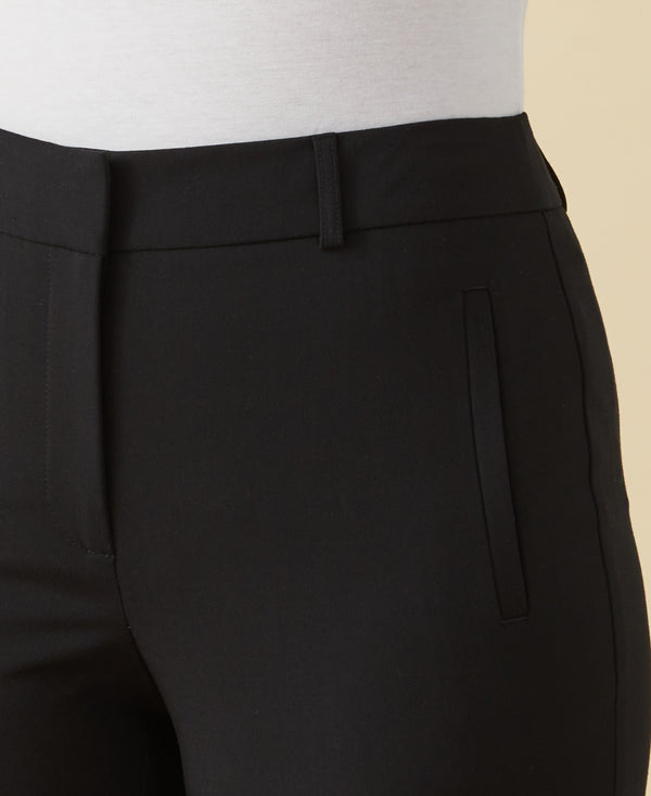 Rafaella Petite Classic Fit Clean Straight Leg Ankle Pant