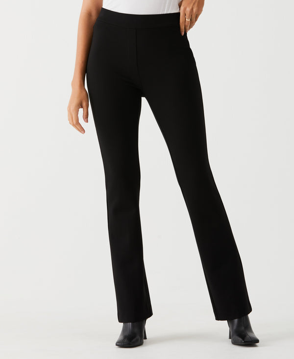 rafaella Petite Ponte Knit Bootcut Pull-On Pant 30" inseam