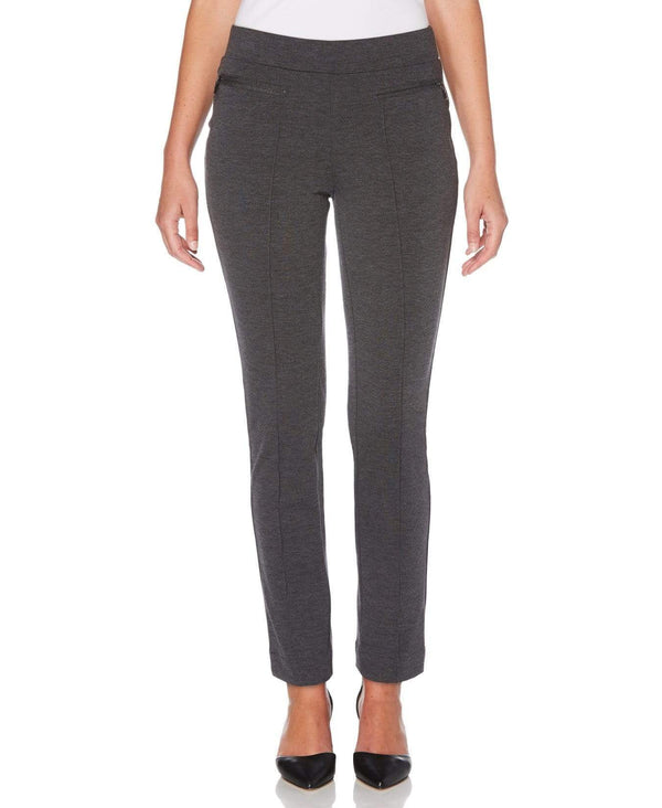 Rafaella Petite Ponte Knit Slim Leg Pant - Comfort Fit