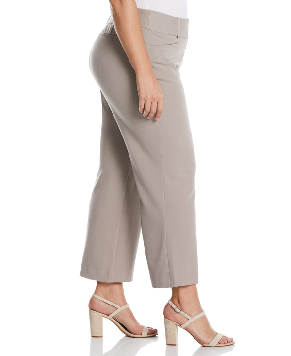 Rafaella Plus Size Curvy Fit Short Length Boot Cut Pant - Curvy Fit