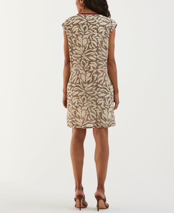 Rafaella Beach Geo Print Relaxed Dress