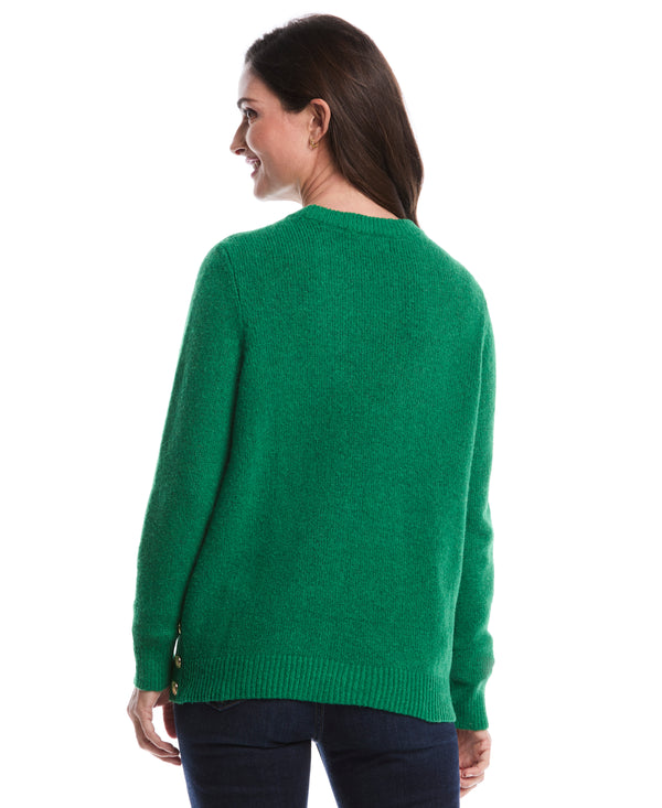 Rafaella Crew Neck Novelty Sweater