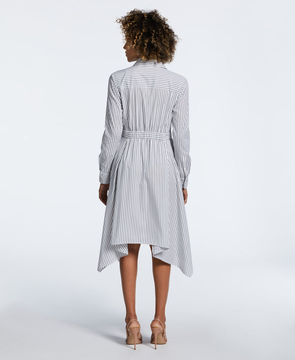 Rafaella Handkerchief Dress With Chain Belt