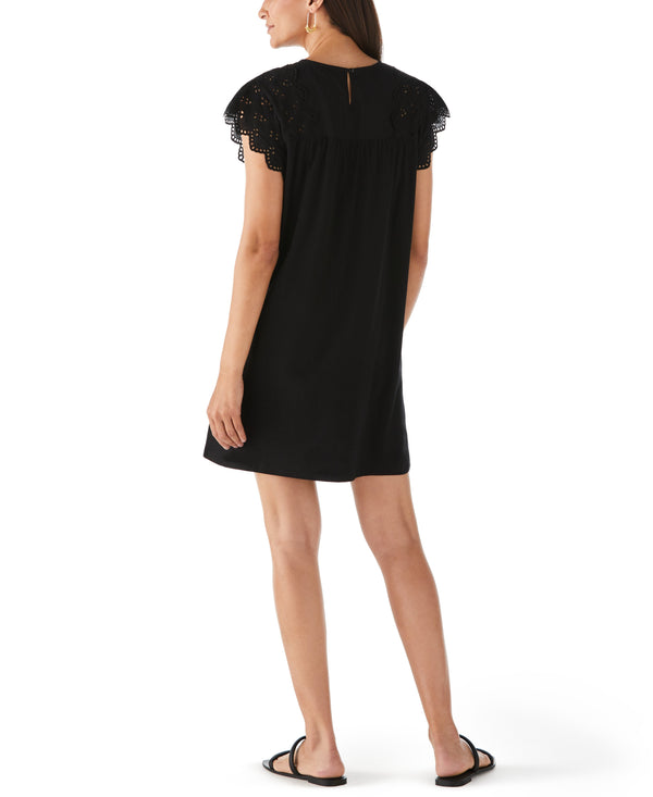 Rafaella Petite Knit Eyelet Dress