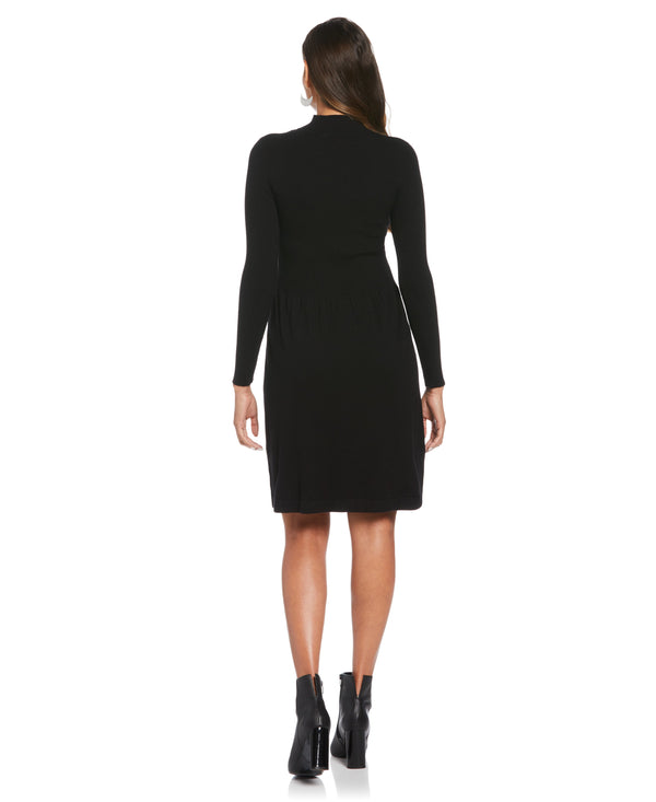 Rafaella Petite Mock Neck Sweater Dress