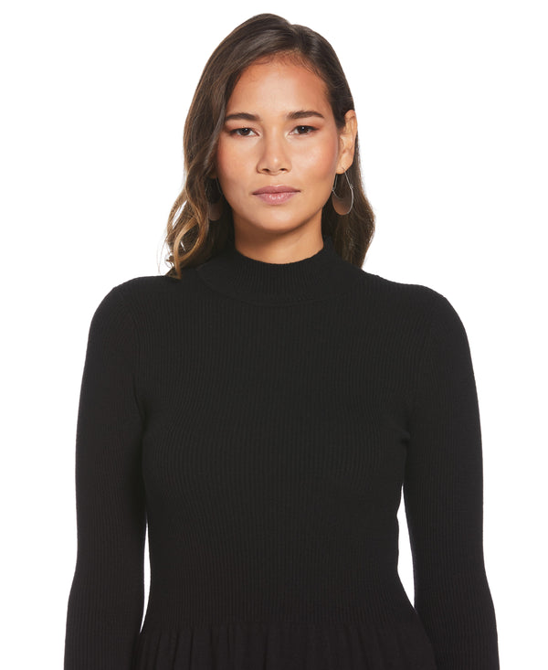 Rafaella Petite Mock Neck Sweater Dress