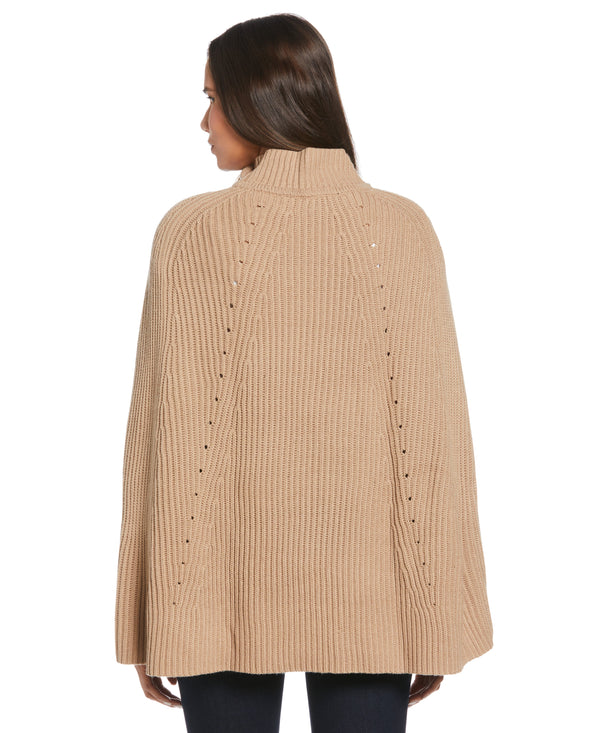 Rafaella Petite Poncho Sweater
