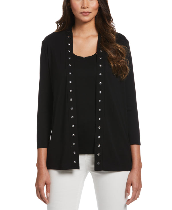 Rafaella Petite Tank Top With Hardware