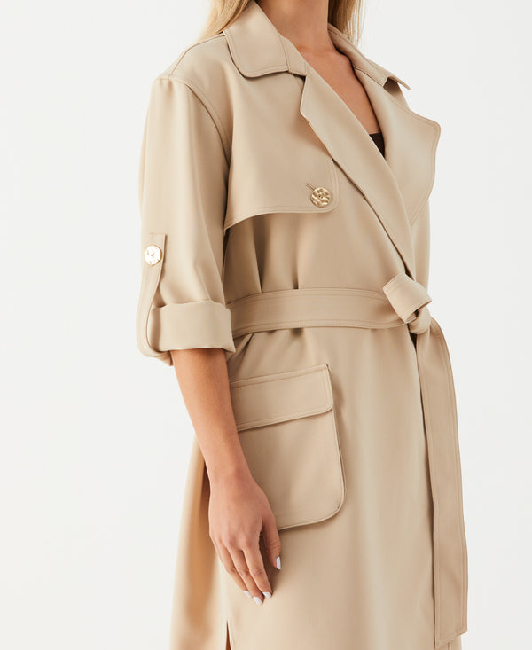 Rafaella Petite Twill Trench Coat