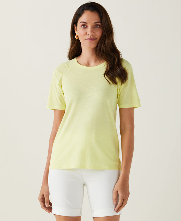 rafaella Pleated Raglan Sleeve Tee