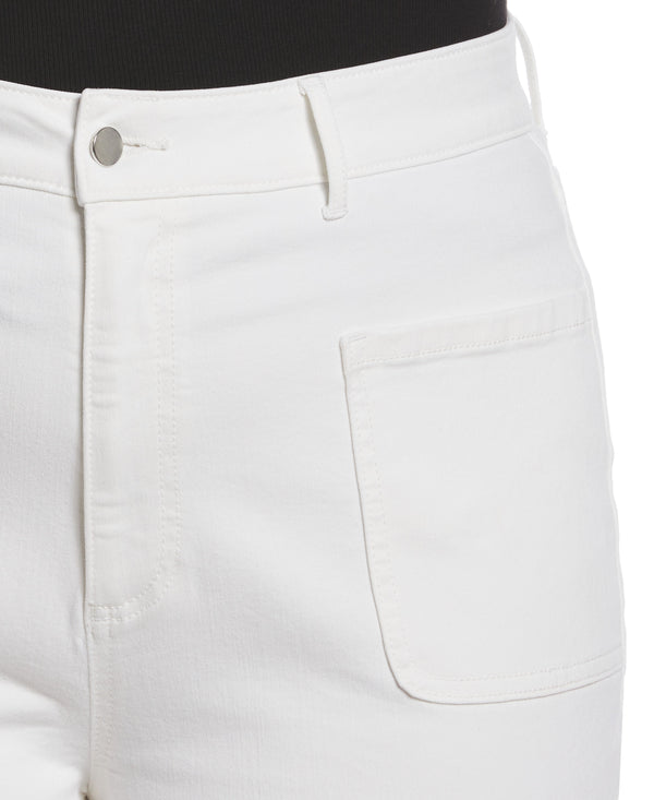 Rafaella Plus Size Cropped Wide Leg Jean