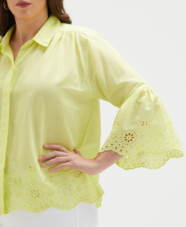 Rafaella Plus Size Embroidered Blouse