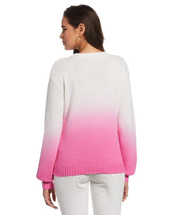 Rafaella Plus Size Ombre Pullover Sweater