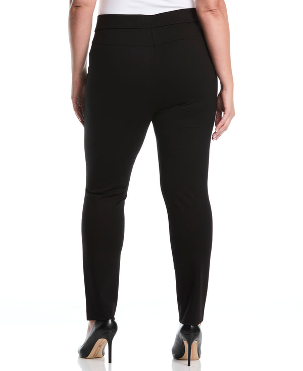 Rafaella Plus Size Ponte Slim Leg Pant