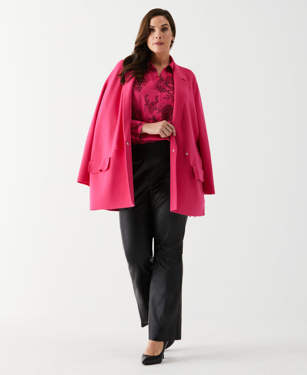 Rafaella Plus Size Relaxed Sweater Blazer