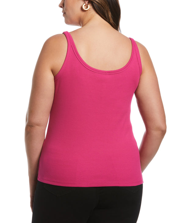 Rafaella Plus Size Ribbed Tank Top