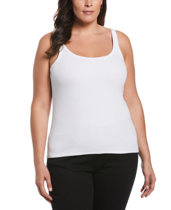 Rafaella Plus Size Ribbed Tank Top