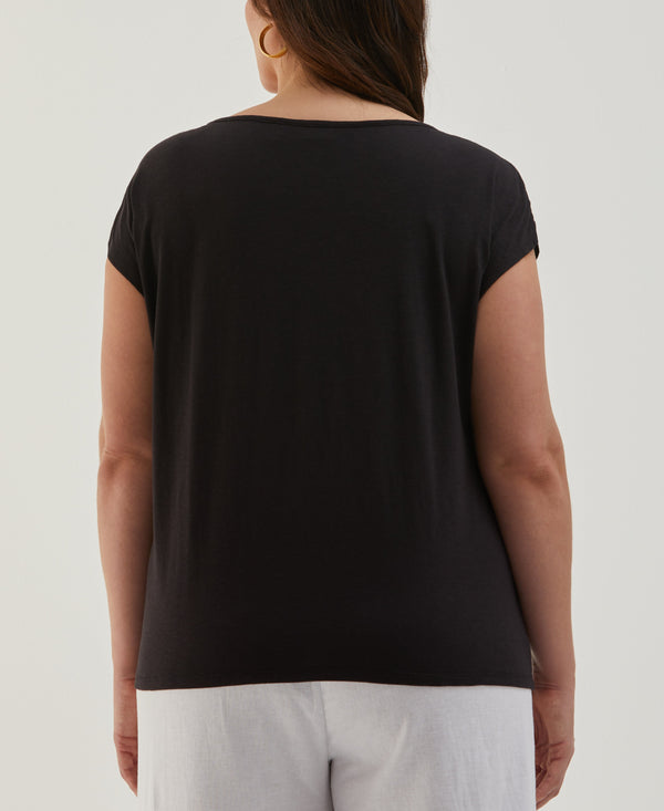 Rafaella Plus Size Rivet Detail Tank Top