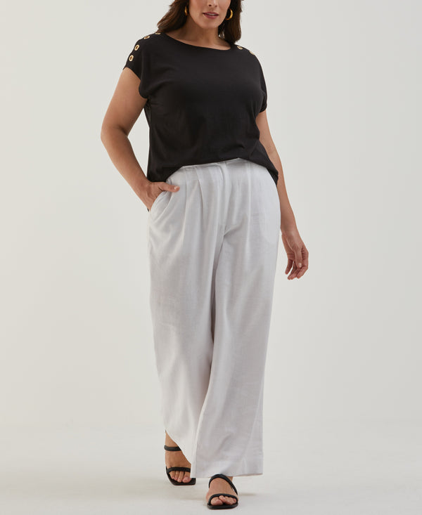 Rafaella Plus Size Rivet Detail Tank Top