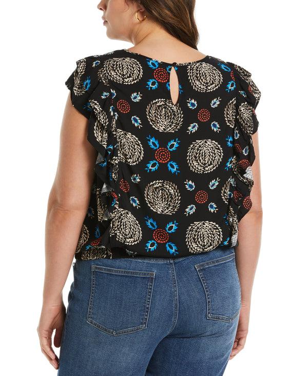 Rafaella Plus Size Ruffle Top