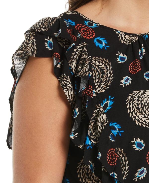 Rafaella Plus Size Ruffle Top