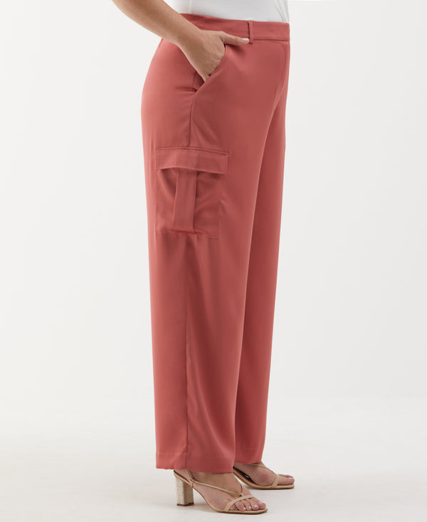 Rafaella Plus Size Shine Cargo Pant