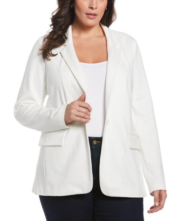 Rafaella Plus Size Single Breasted Blazer