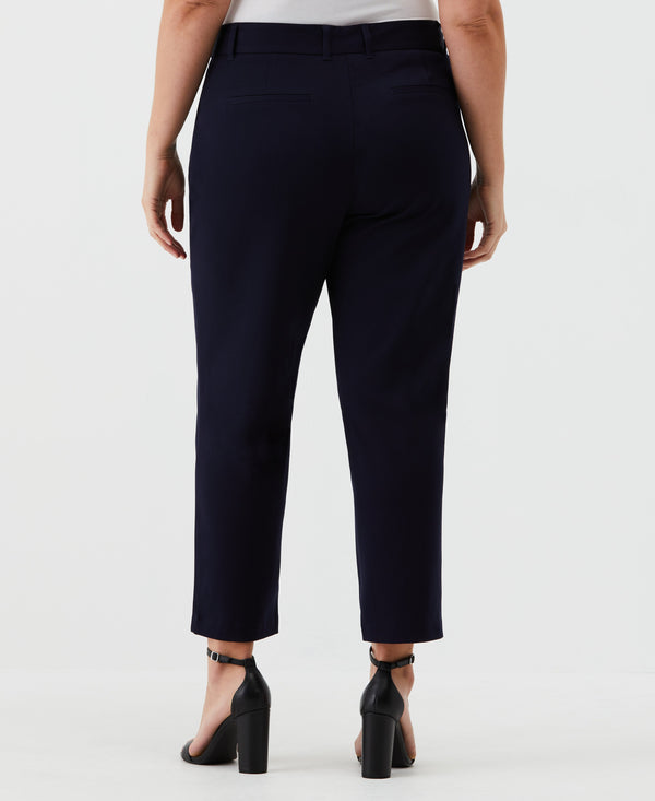Rafaella Plus Size Straight Leg Ankle Pant