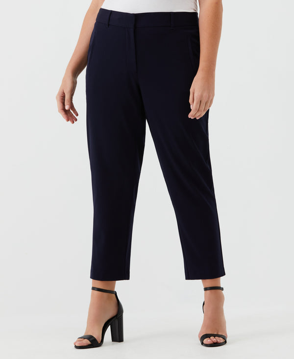 Rafaella Plus Size Straight Leg Ankle Pant