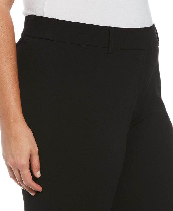 Rafaella Plus Size Stretch Crepe Pant - Classic Fit