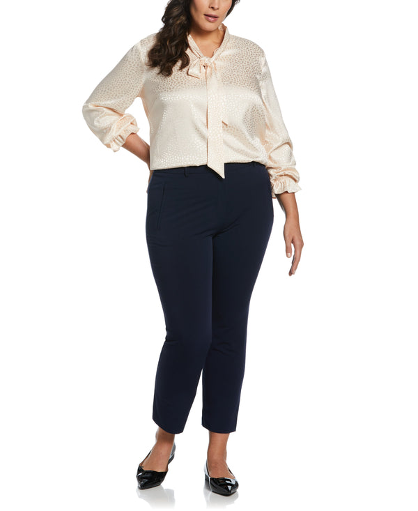 Rafaella Plus Size Tie Front Blouse