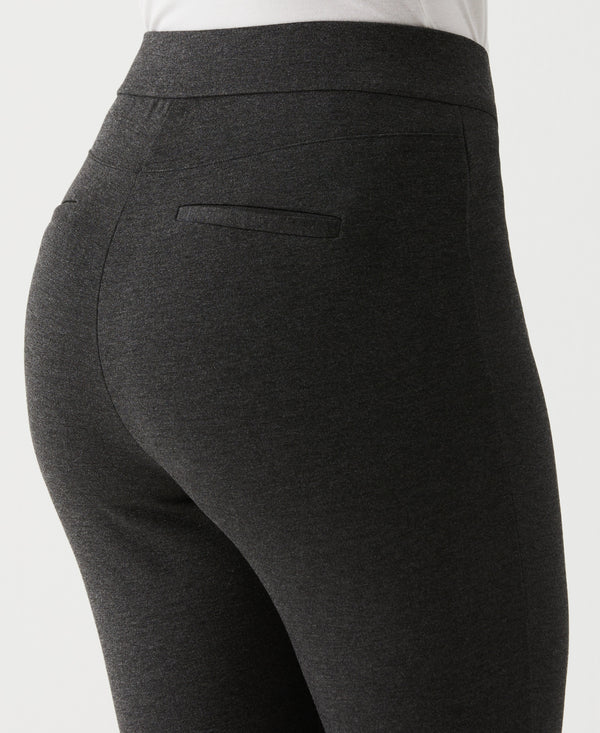 Rafaella Ponte Knit Bootcut Pull-On Pant - 30" Inseam