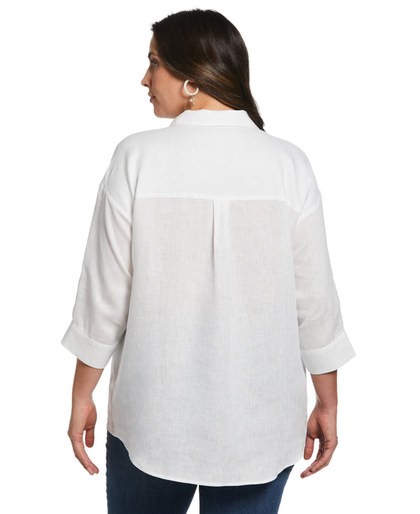 Rafaella Popover Linen Shirt