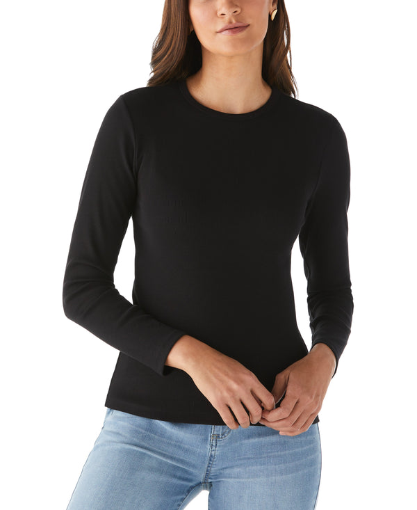 rafaella Ribbed Crew Neck Tee