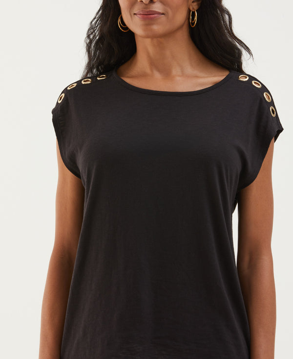Rafaella Rivet Detail Tank Top