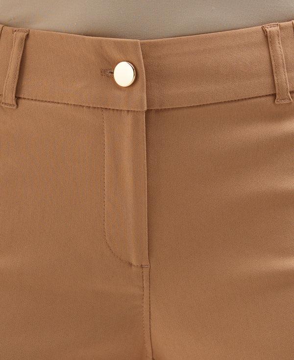 Rafaella Satin Luxe Straight Leg Crop Pant