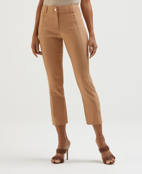 rafaella Satin Luxe Straight Leg Crop Pant