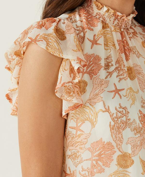 Rafaella Smocked Dropped Waist Dress