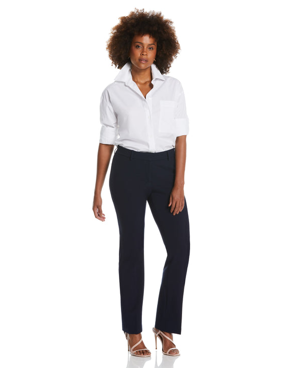 rafaella Stretch Crepe Pant - Classic Fit