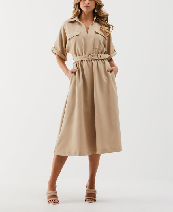 rafaella Utility Shirt Dress
