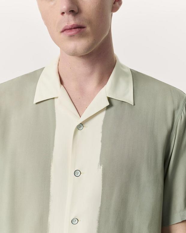 Rag & Bone Avery Relaxed Fit Painterly Print Woven Shirt