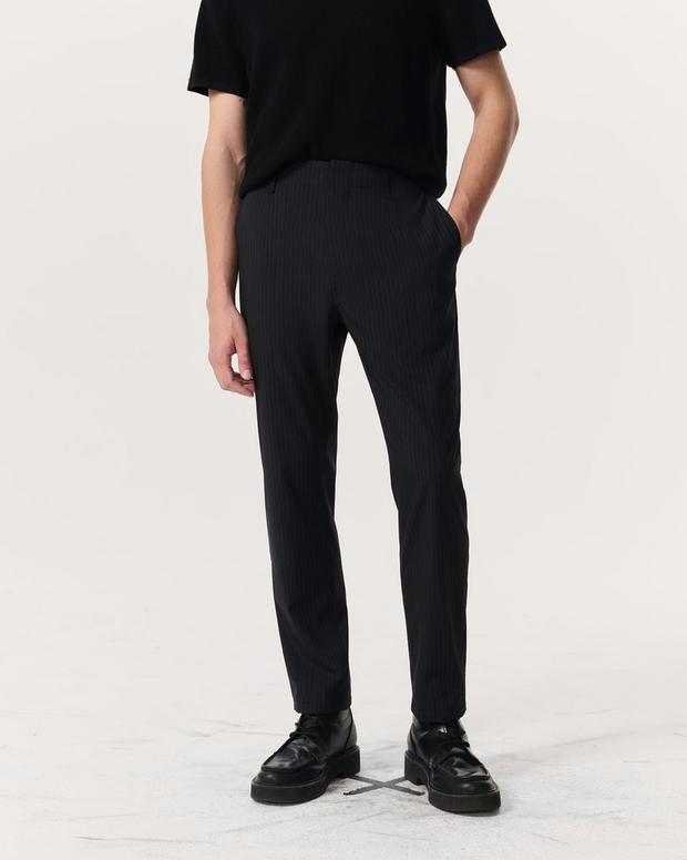 Rag & Bone Lennox Pinstripe Italian Wool-Blend Trousers