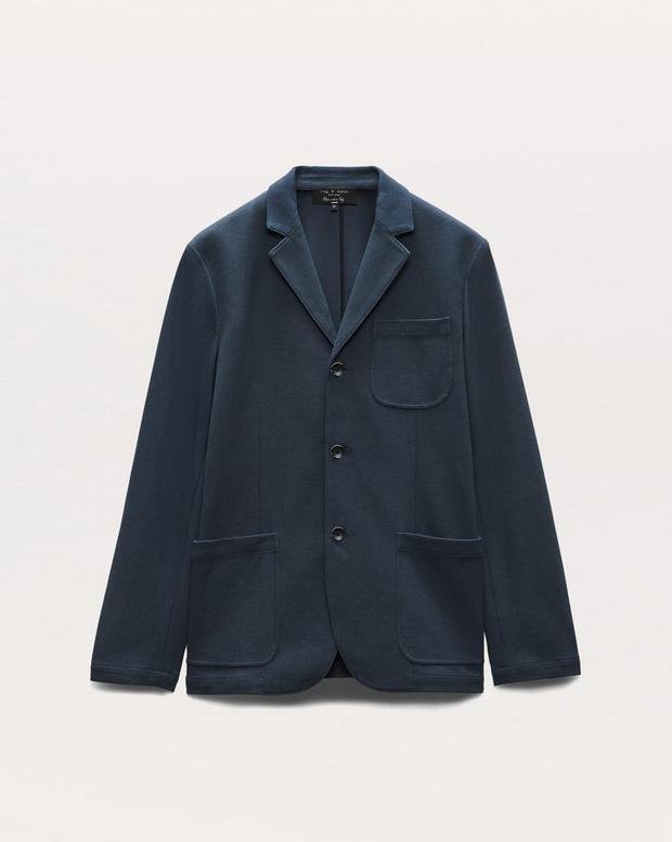 Rag & Bone Achilles Italian Cotton-Blend Knit Blazer