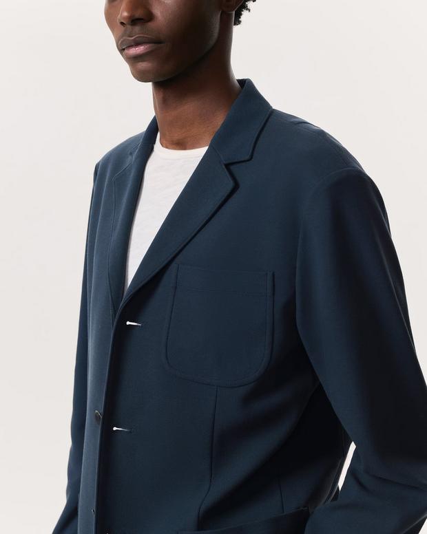 Rag & Bone Achilles Italian Cotton-Blend Knit Blazer