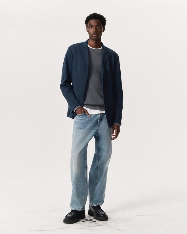 Rag & Bone Achilles Italian Cotton-Blend Knit Blazer