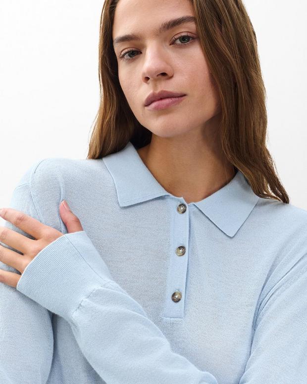 Rag & Bone Adeline Lightweight Cashmere Polo