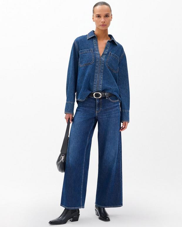 rag & bone Aiden Wide-Leg Jeans