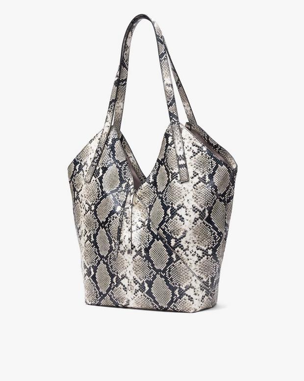 Rag & Bone Alix Snakeskin Leather Tote