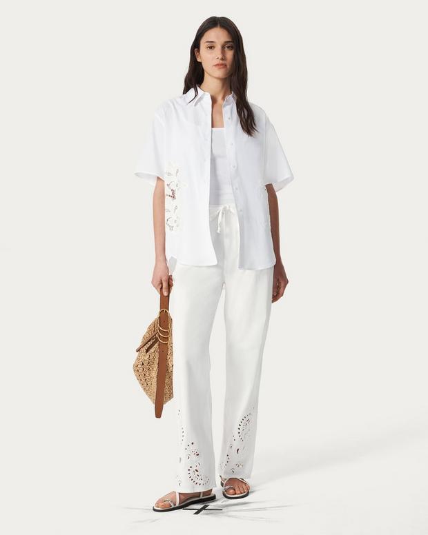 Rag & Bone Amy Lace Poplin Shirt