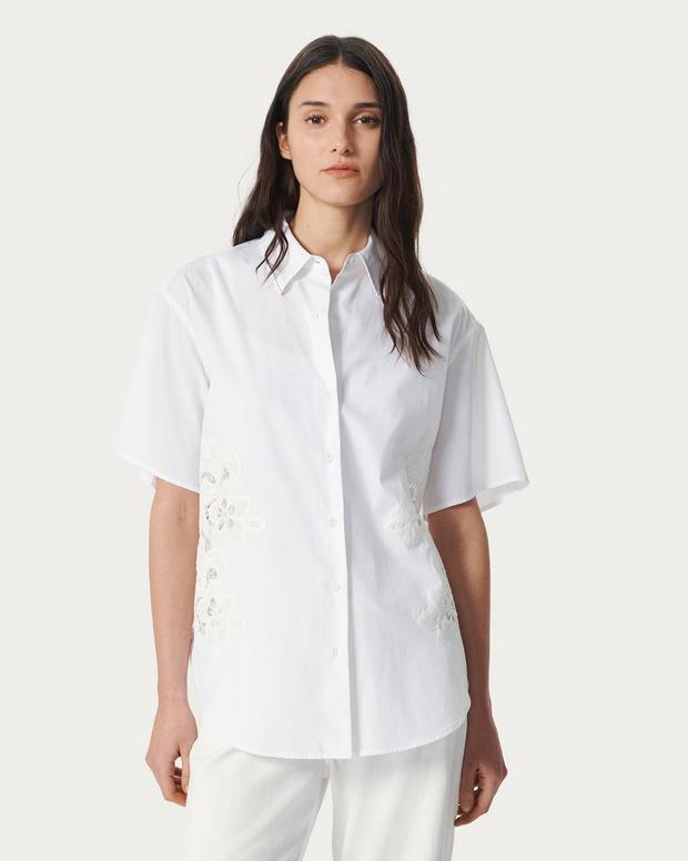 rag & bone Amy Lace Poplin Shirt